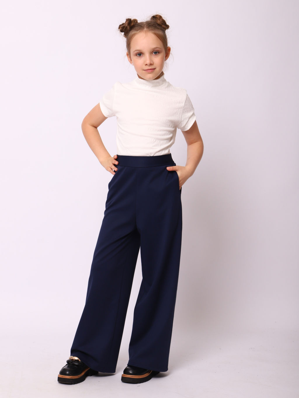 Брюки "Любовь" синий