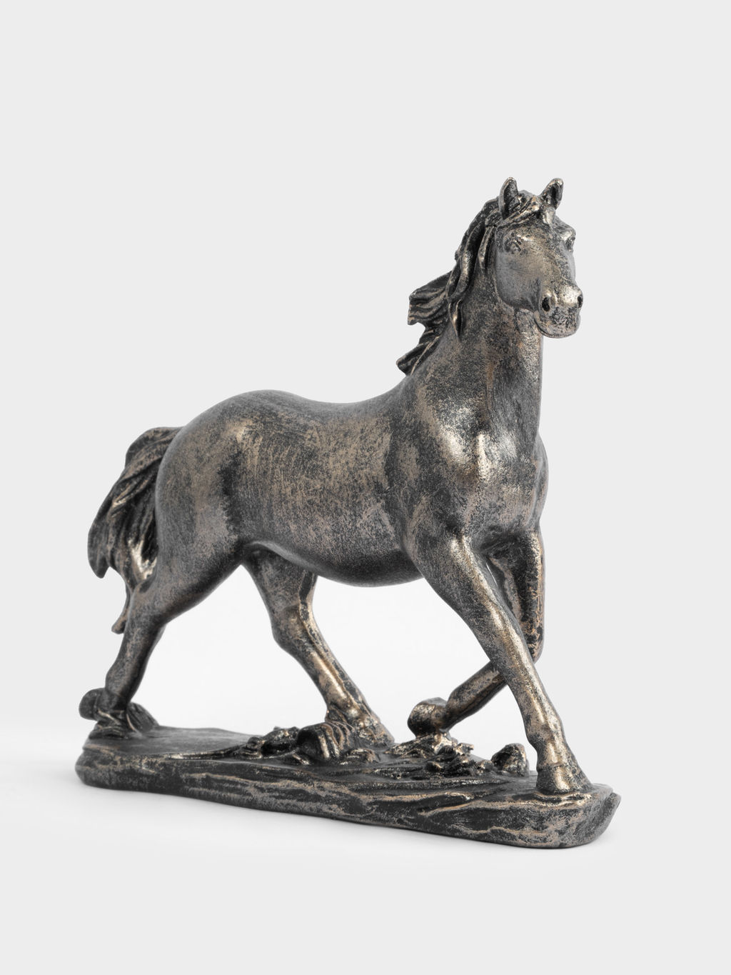 Статуэтка, 18 см, полирезин, бронзовая, Бегущий конь, Horse - Anna lafarg фото 5