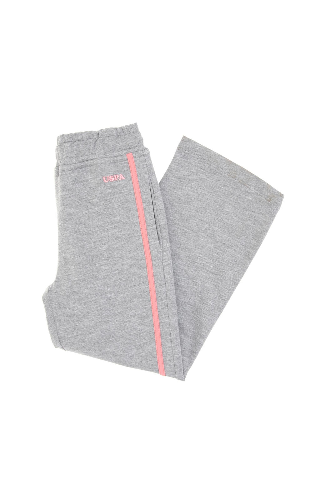 K_z _ocuk Gri Melanj Loose Fit Kenar Biyeli E_ofman Alt_