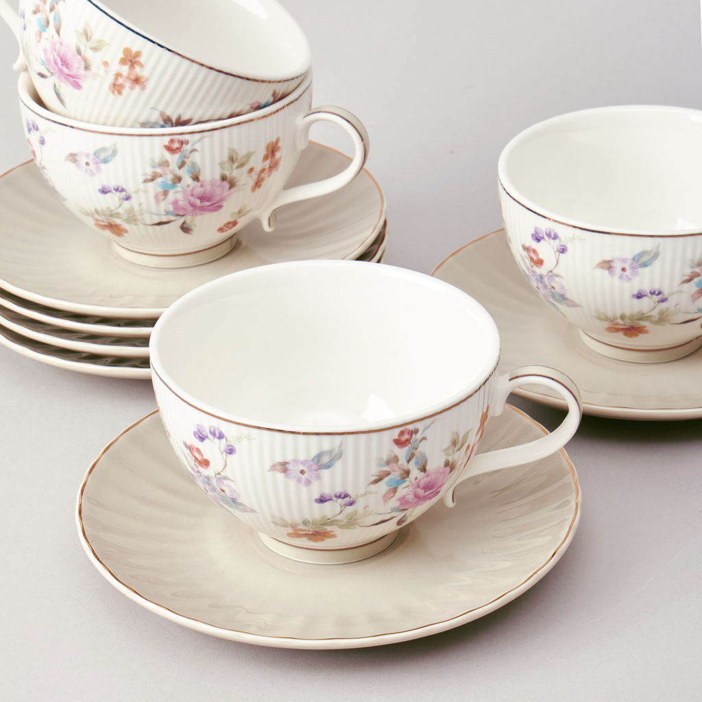 ЧАЙНЫЙ НАБОР LEFARD ВРЕМЕНА ГОДА НА 6 ПЕР. 12 ПР. 250 МЛ СЕРЫЙ  фото 7