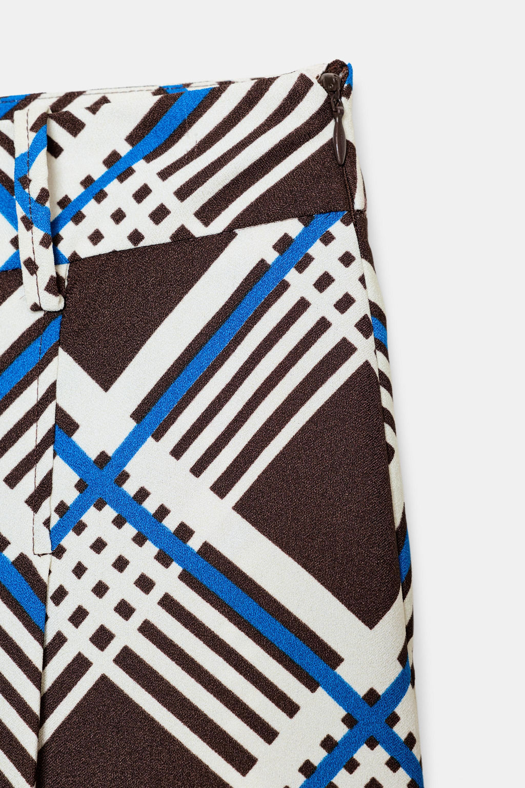 LONG CHECKED BERMUDA SHORTS - Zara фото 9