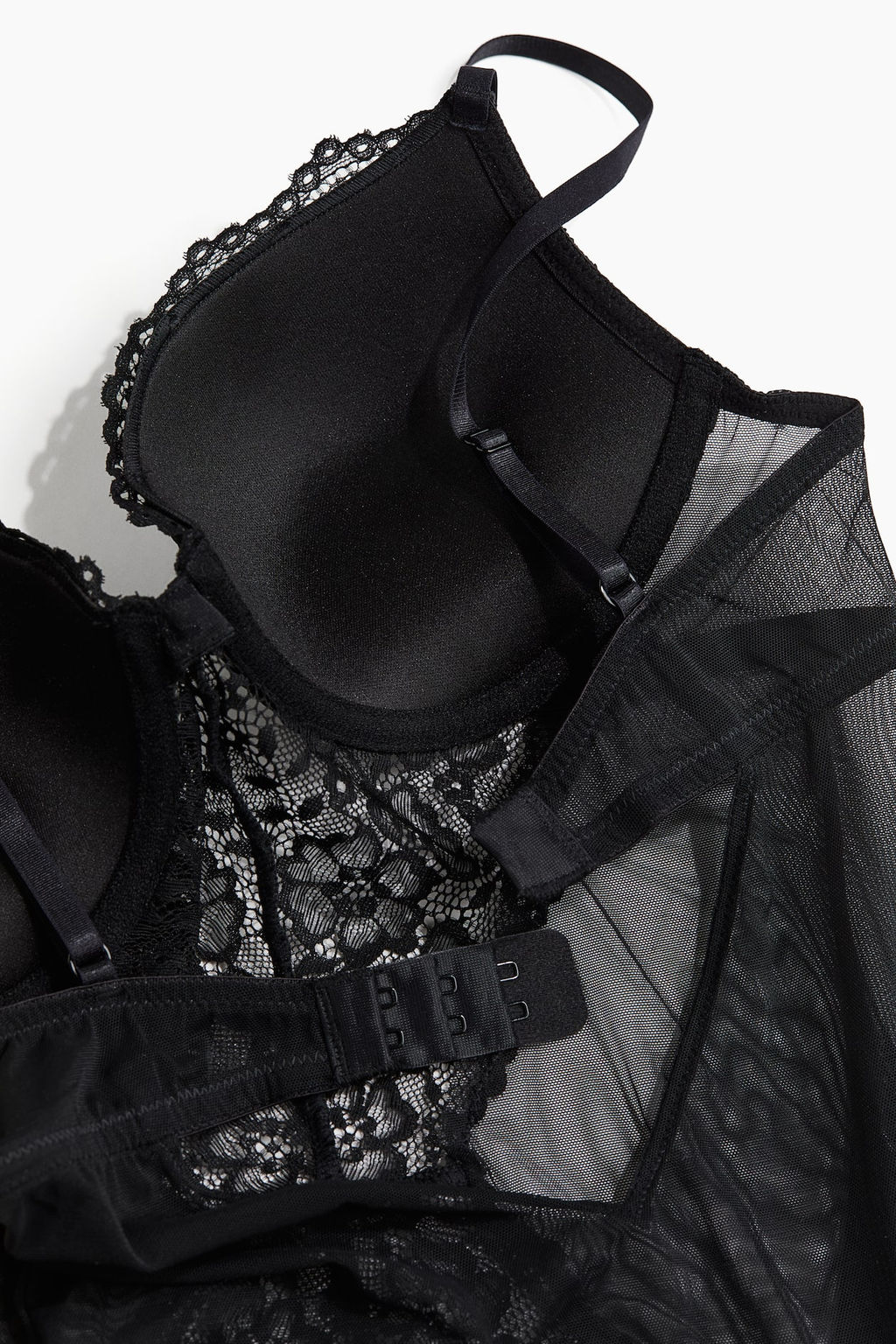 Body tanga de malla con push-up - H&m фото 6