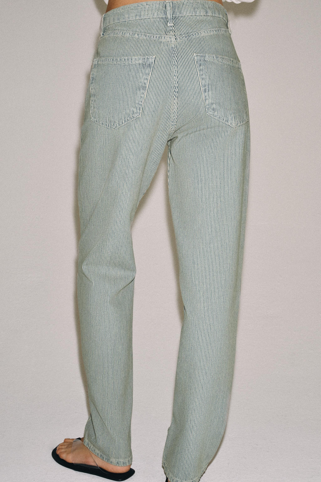 JEANS ZW COLLECTION RECTOS TIRO BAJO RAYAS / Rayas