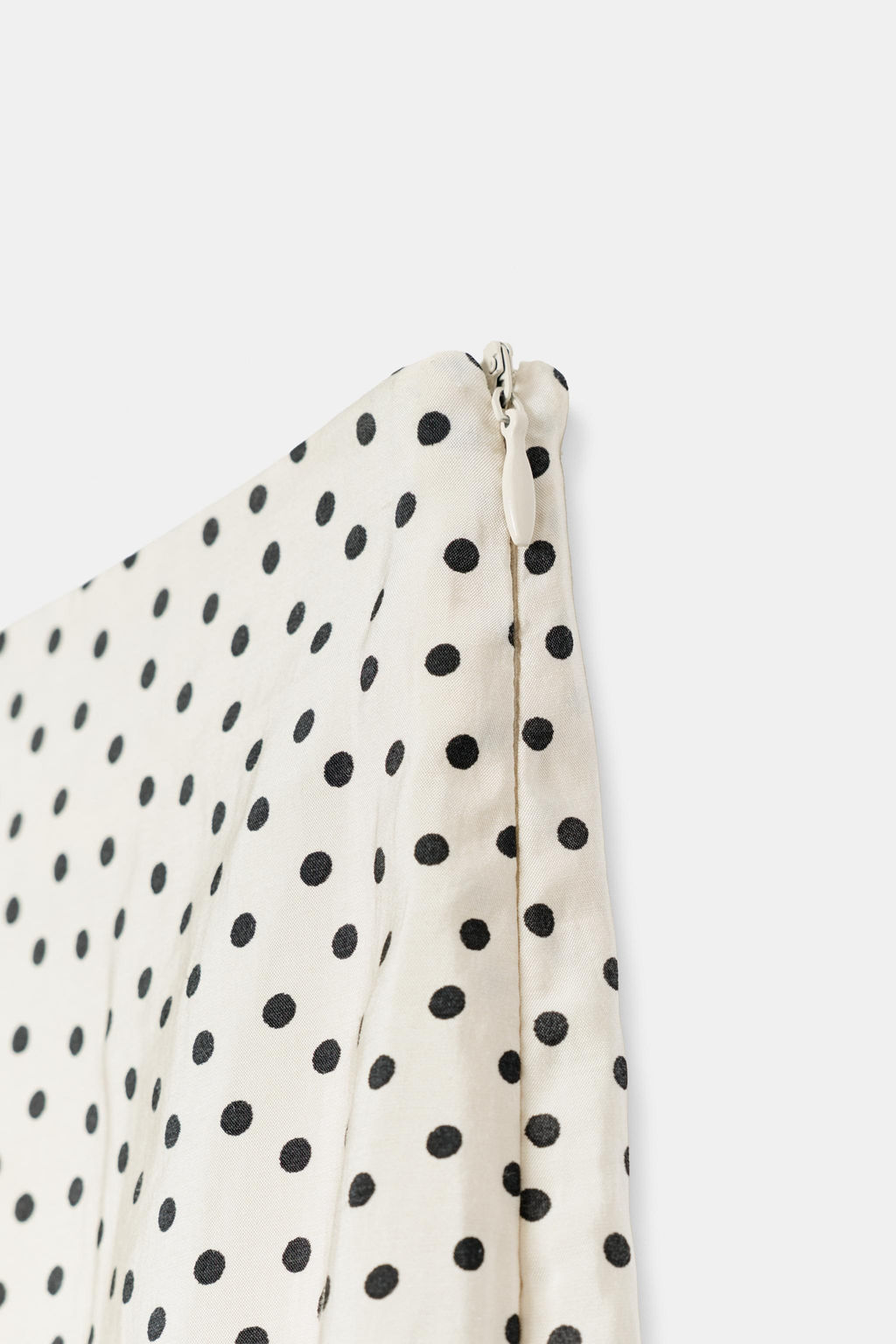 FALDA MIDI FLUIDA LUNARES / Crudo / Negro - Zara фото 7