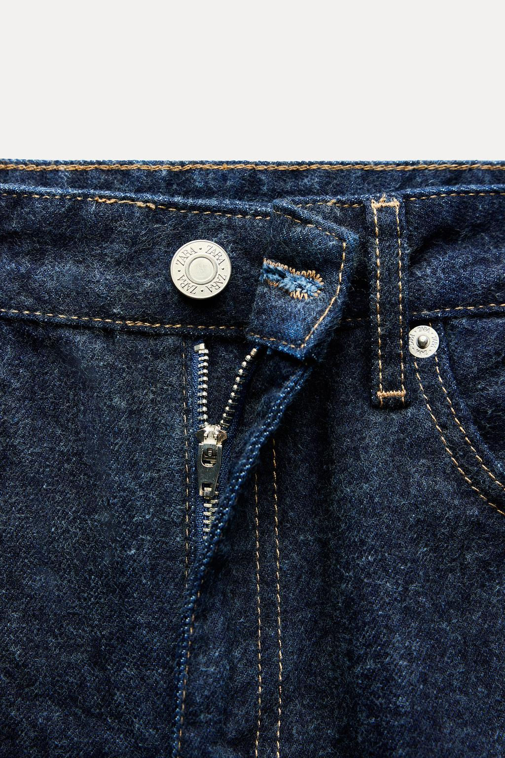 TRF SLOUCHY WIDE-LEG MID-WAIST JEANS - Zara фото 10