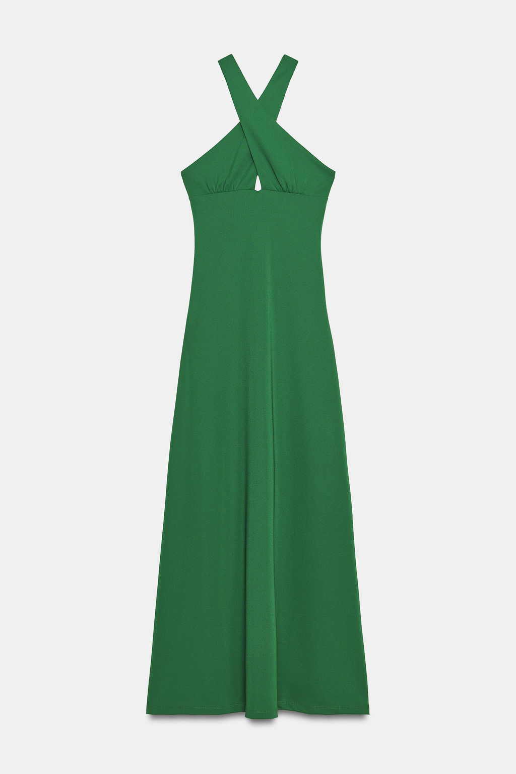 VESTIDO FLUIDO CRUZADO / Verde - Zara фото 6