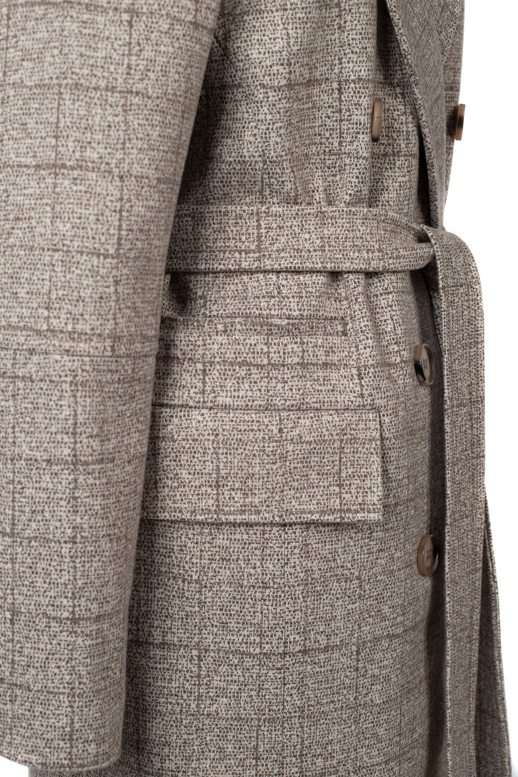 01-12048 Пальто женское демисезонное (пояс) - El podio фото 11