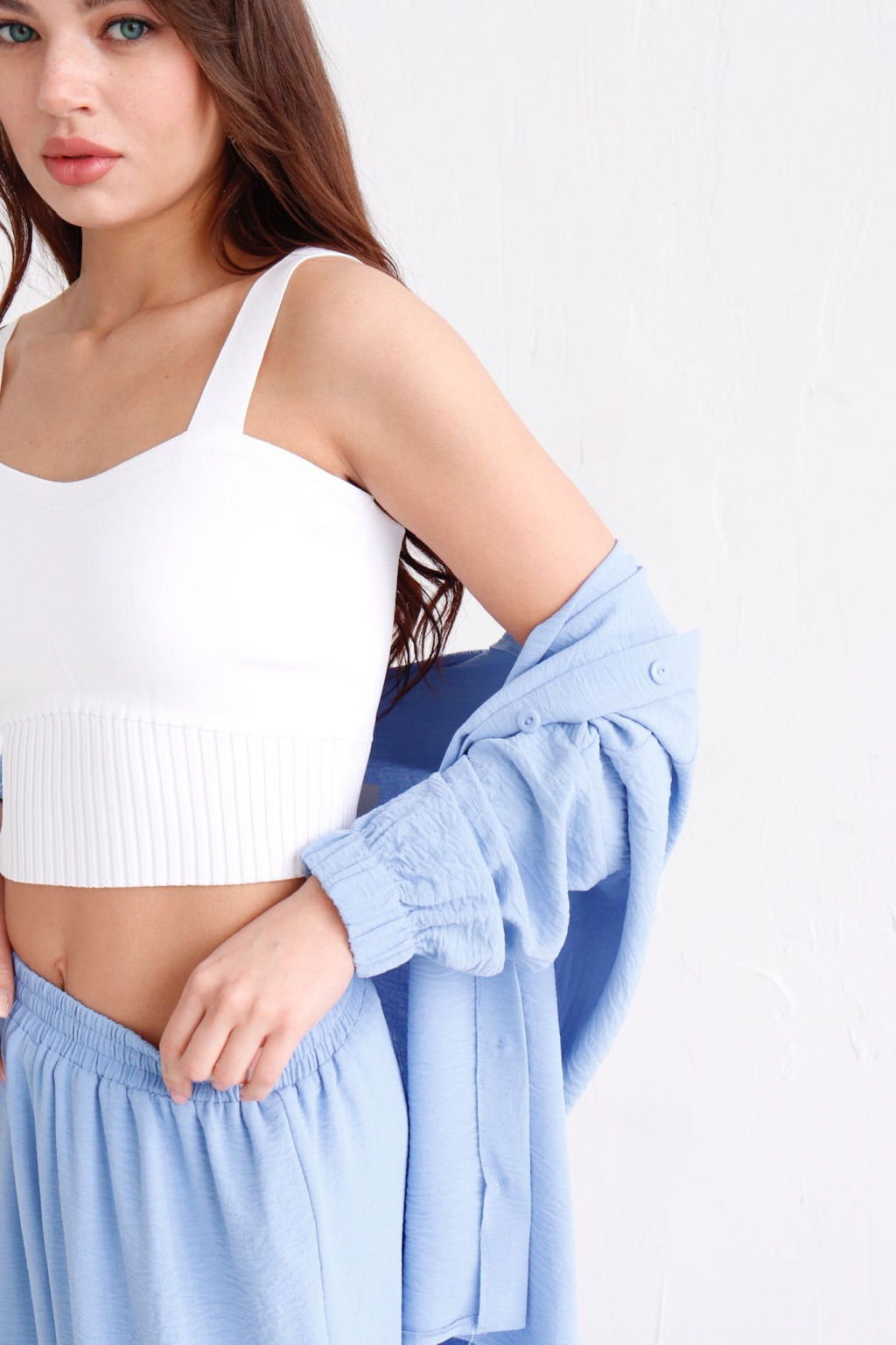 11933 Топ вязаный белый - Martichelli фото 9