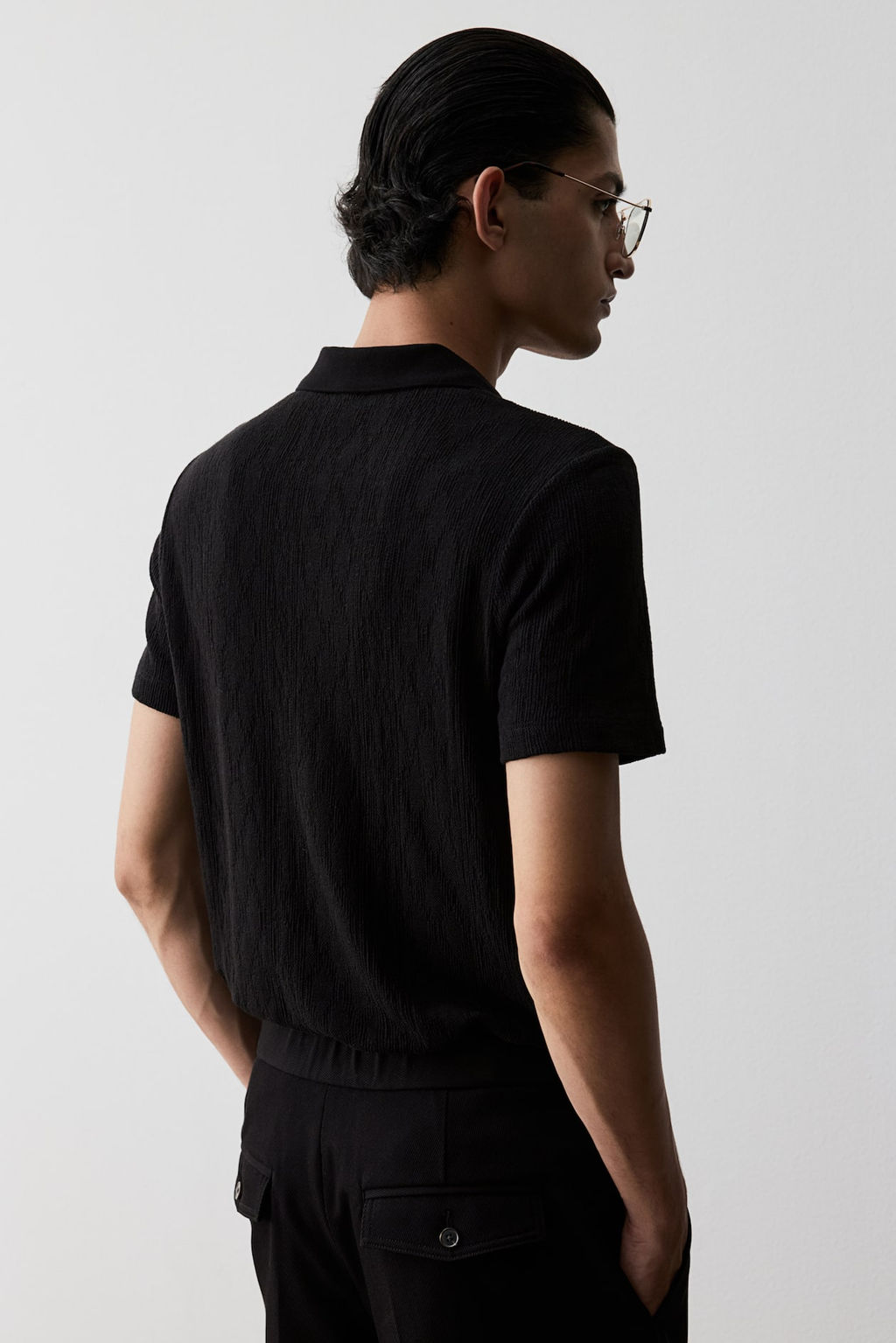 Polo texturizado Slim Fit - H&m фото 3