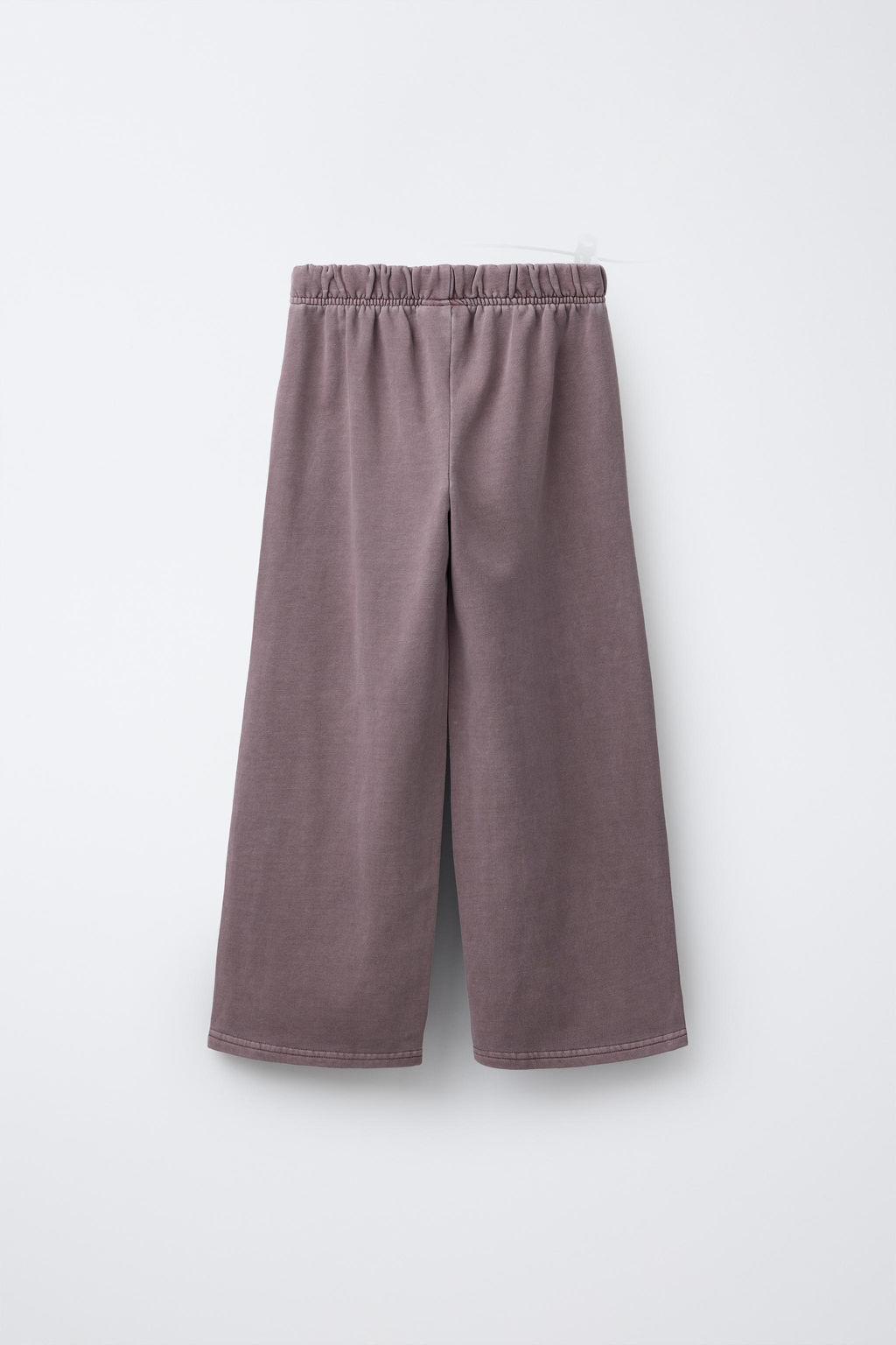 WASHED-EFFECT WIDE-LEG TROUSERS - Zara фото 2