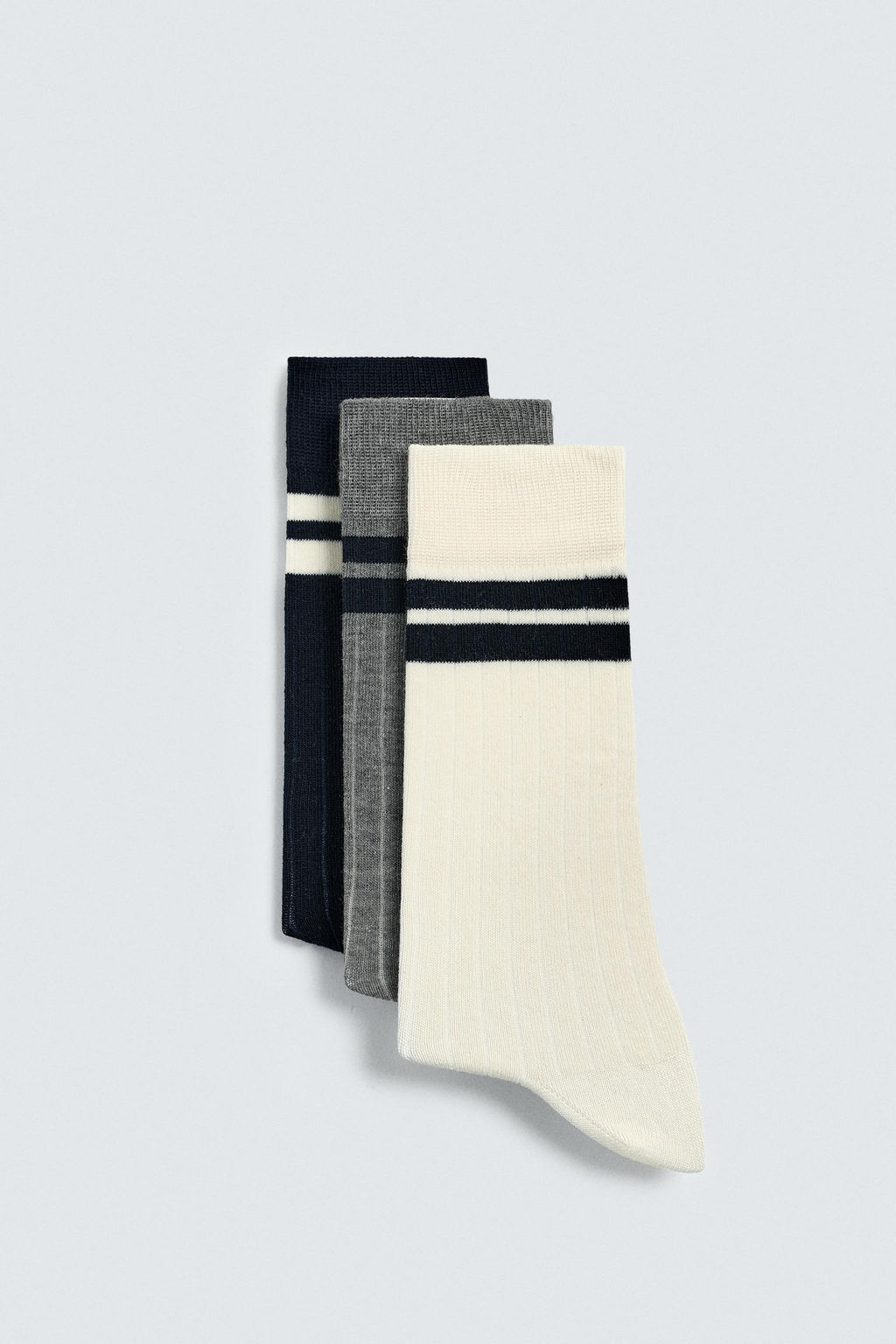 STRIPED SOCKS 3-PACK
