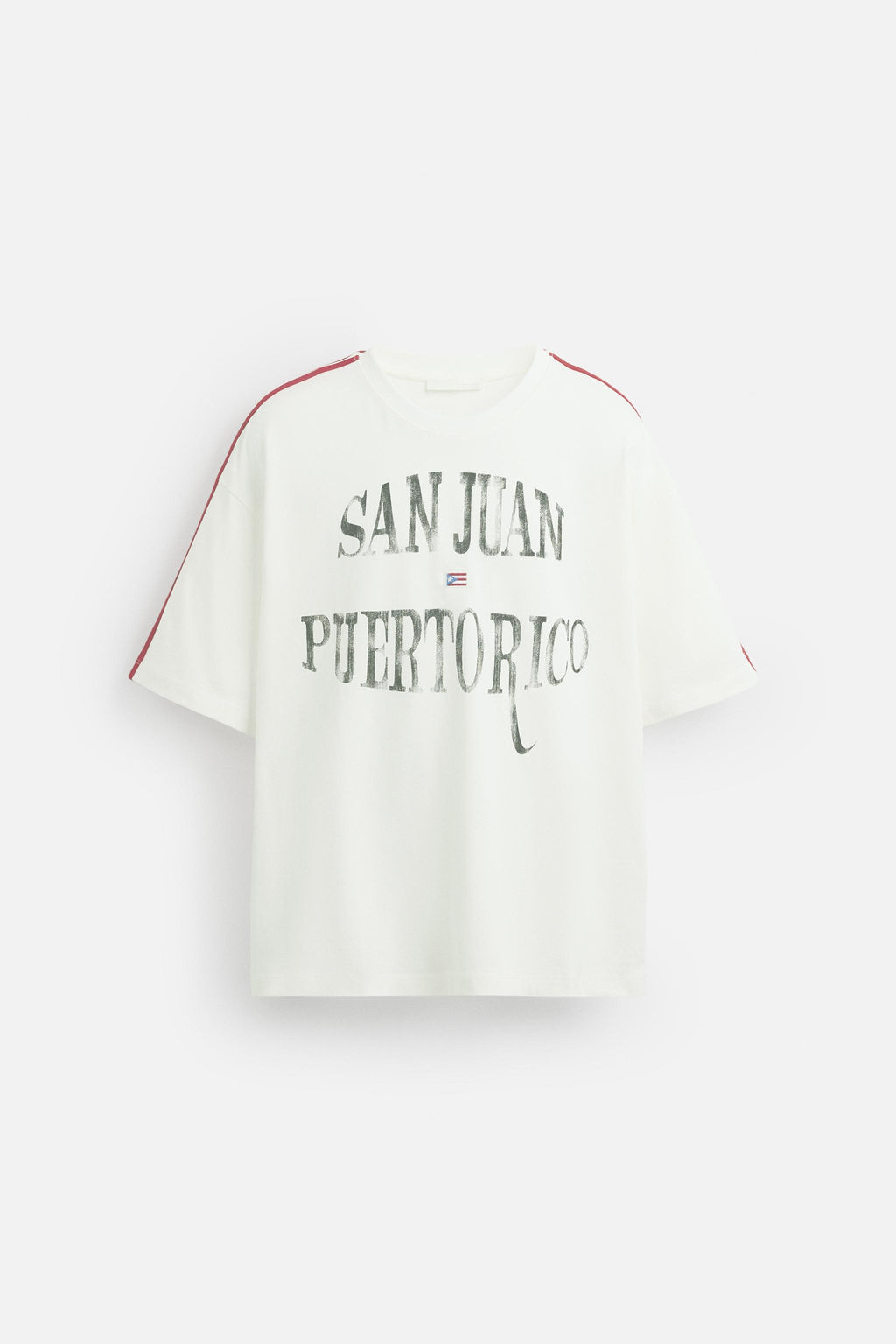 FLAG EMBROIDERY T-SHIRT - Zara фото 6