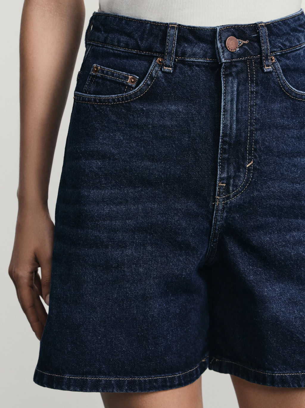 Джинсовые шорты А-силуэта / Zarina  фото 6