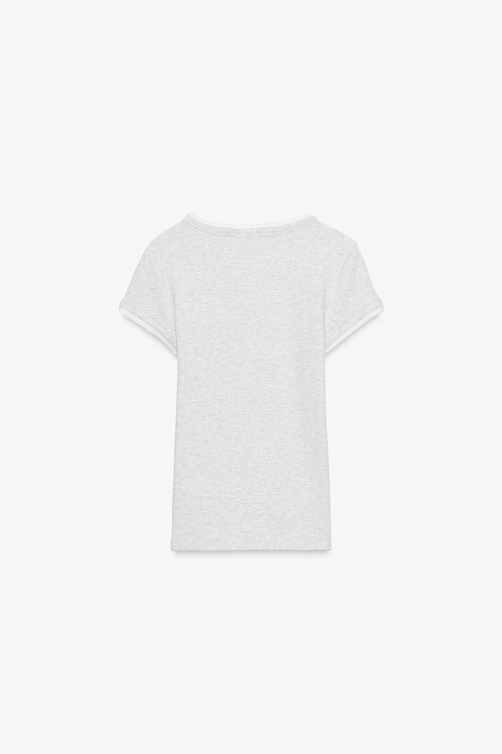 DOUBLE T-SHIRT - Zara фото 8