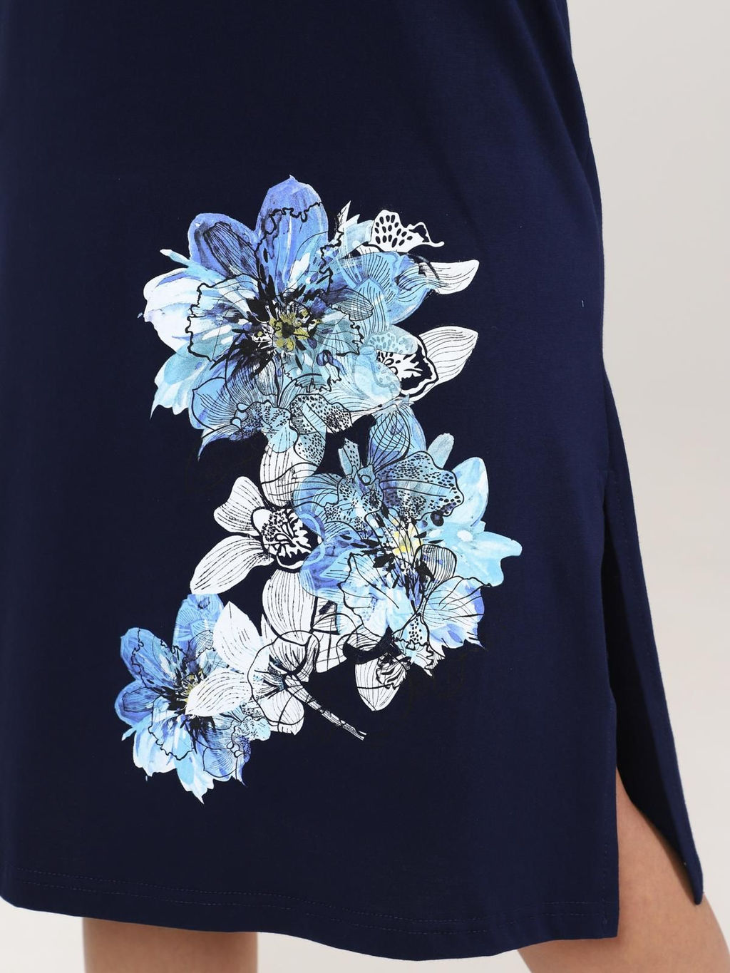 IV-CAPRIZ Антуриум - туника чернильный