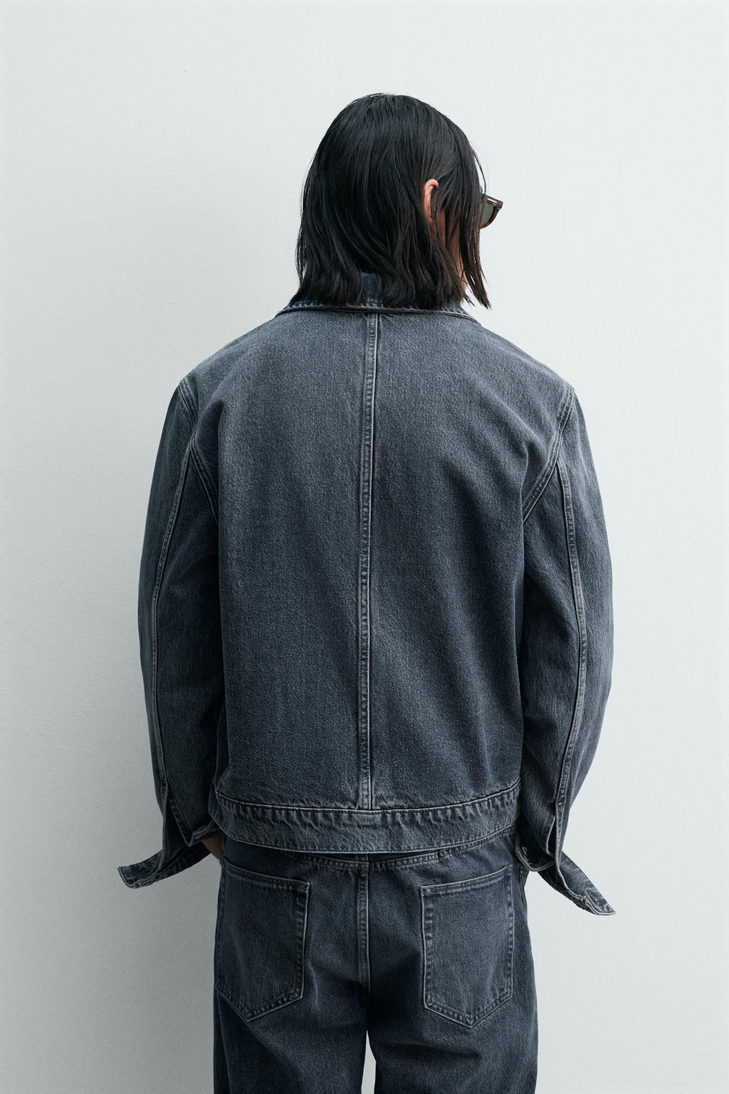 LIMITED EDITION ZIP-UP DENIM JACKET - Zara фото 11