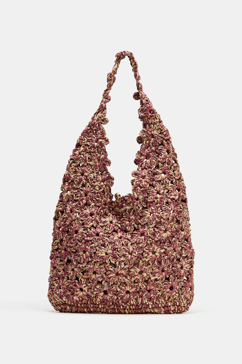 BOLSO SACA RAFIA / Rosa - Zara фото 3