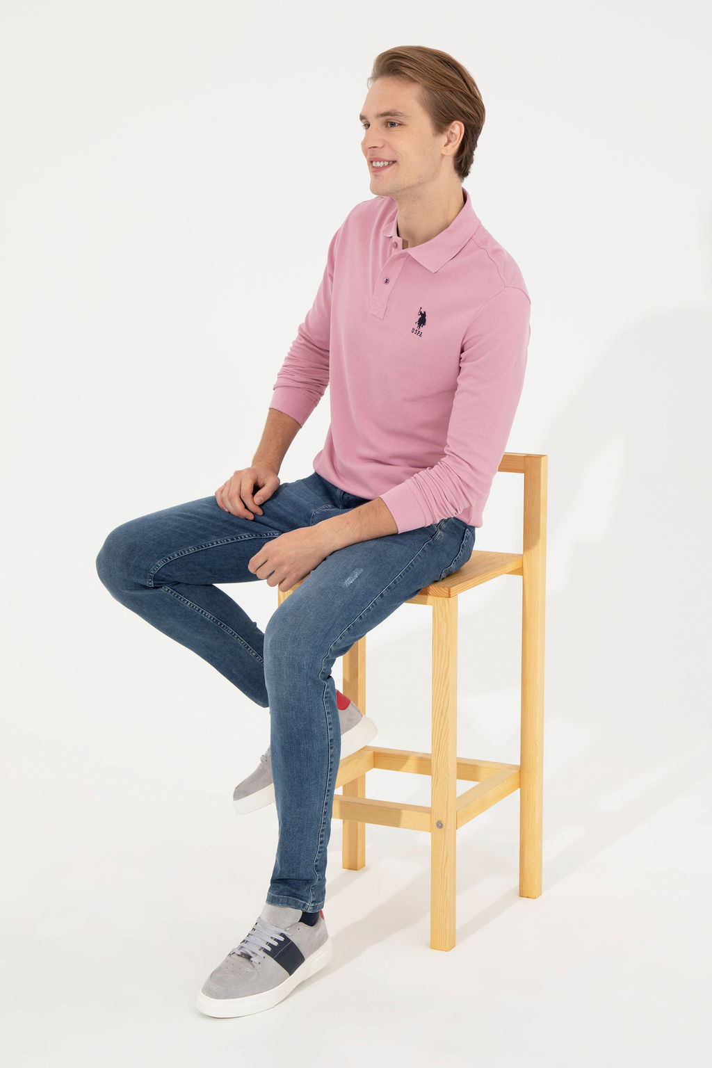 Мужской базовый свитшот Magnolia Неожиданная скидка в корзине - U.s. polo assn фото 8