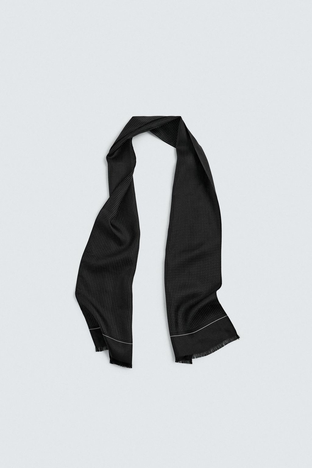100% SILK POLKA DOT SCARF - Zara фото 2