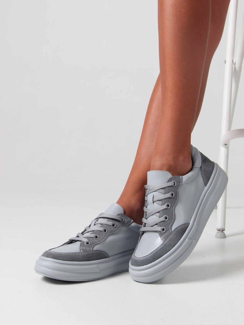 Кеды EDART 148.lusi22 gr. Серый замша - Ed'art фото 2