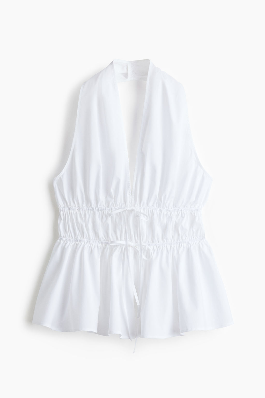 Top halter con peplum - H&m фото 2