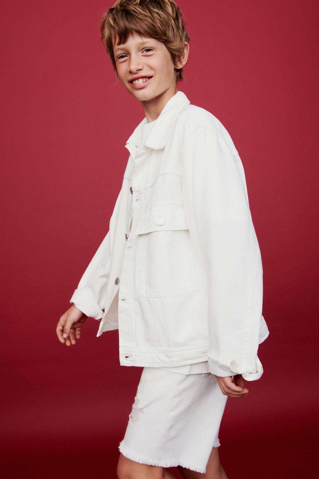 RIPPED DENIM BERMUDA SHORTS - Zara фото 5