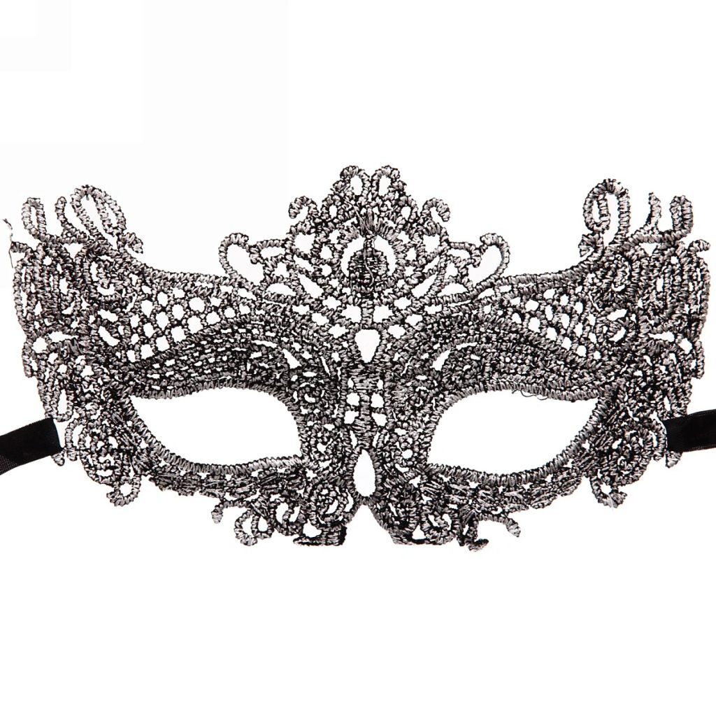 Цена за 6 шт. Маска кружево"Королева бала", микс цветов