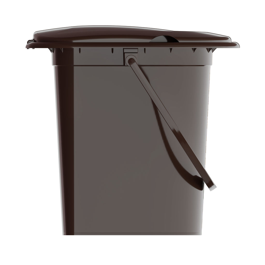 Ведро-туалет 17л. (уп.10) мокко М1319