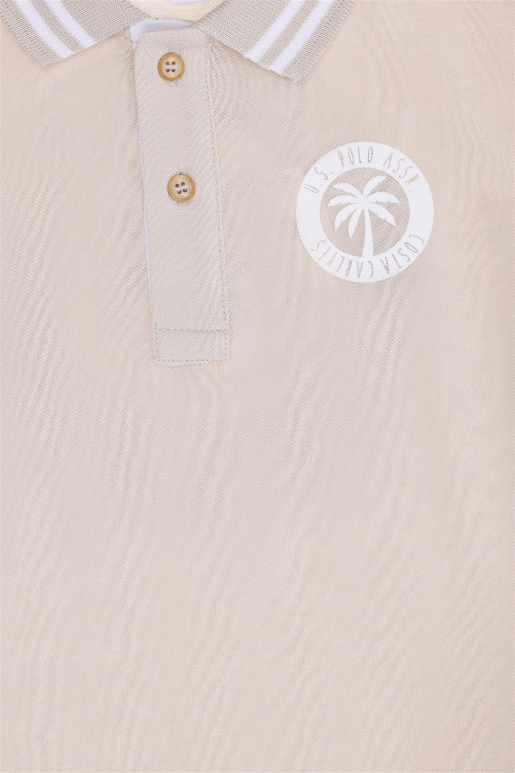 U. S. Polo Assn Футболка с воротником-поло Stone для мальчиков - U.s. polo assn фото 6