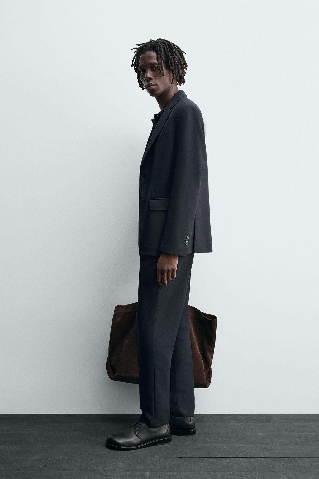 100% WOOL SUIT TROUSERS - Zara фото 4