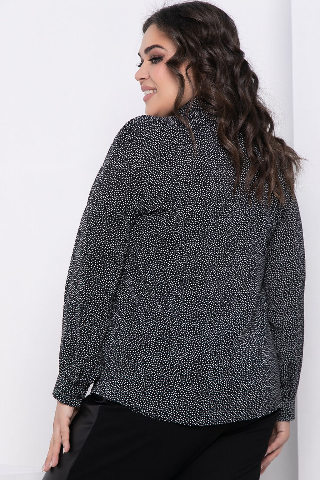 Блуза Алтея (черная) НЬЮ Б8598 - Lt collection фото 2
