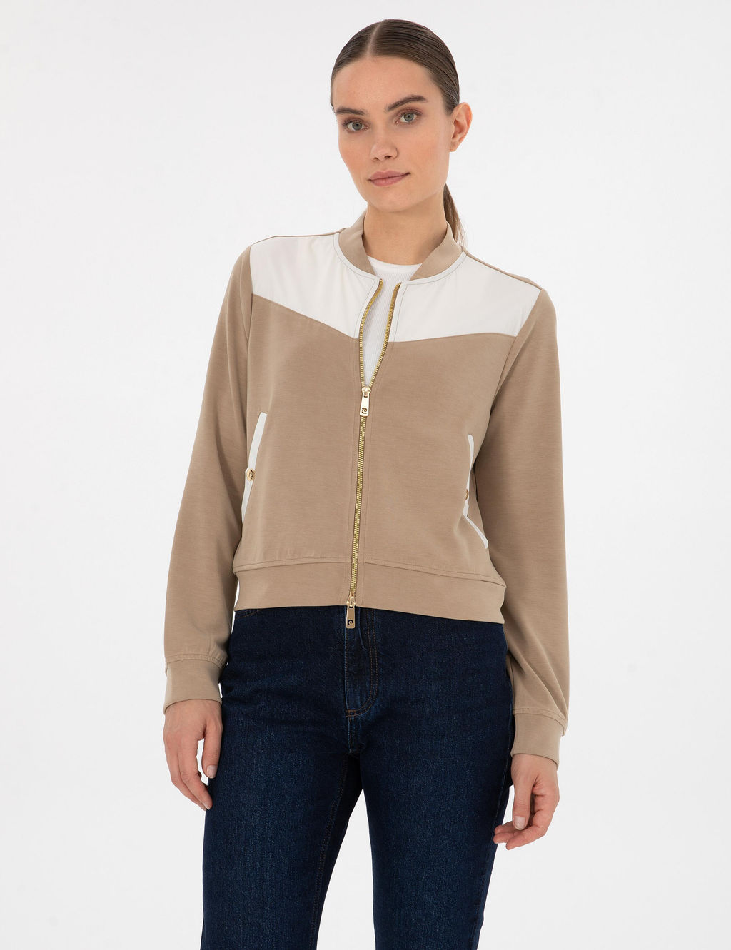Bej Comfort Fit _rme H_rka