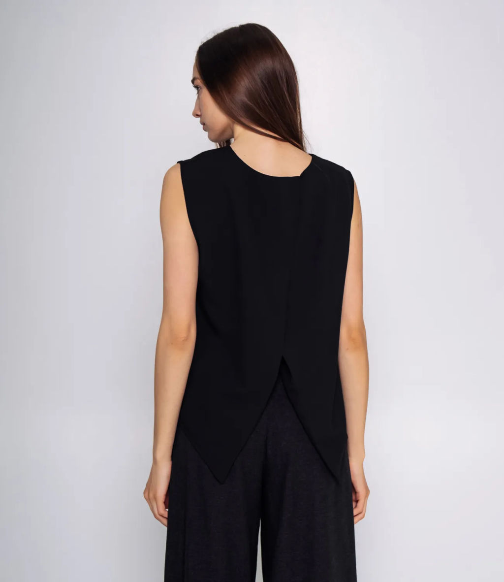 Блуза #КТ2252, чёрный