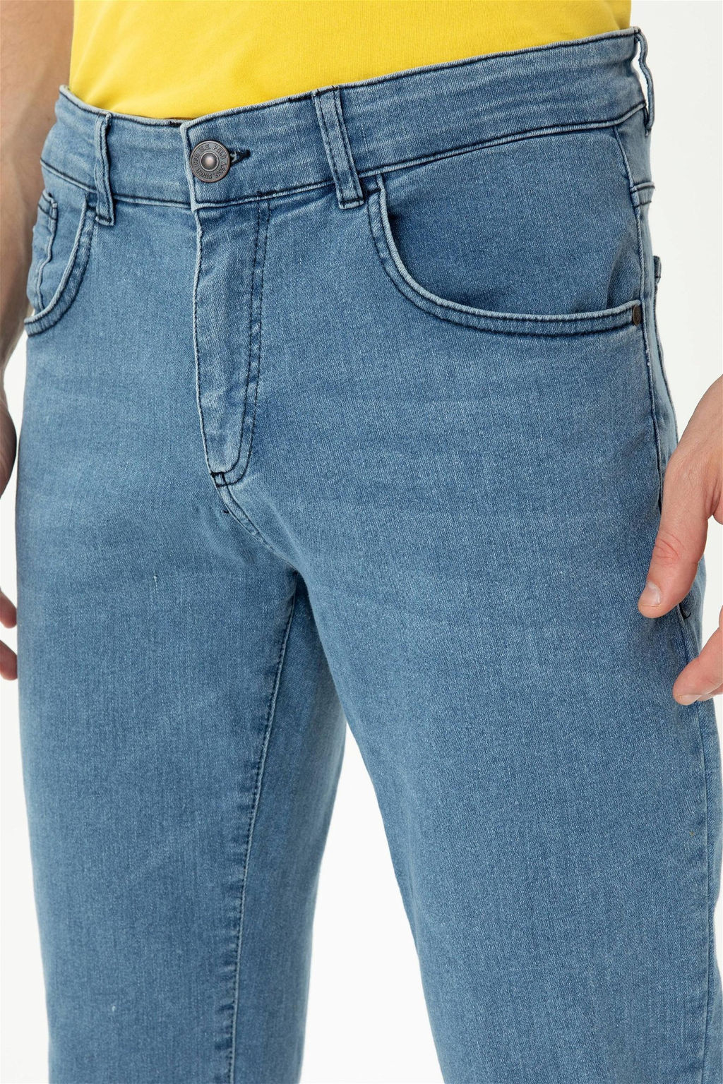 U. S. Polo Assn Мужские темно-синие джинсовые брюки - U.s. polo assn фото 6