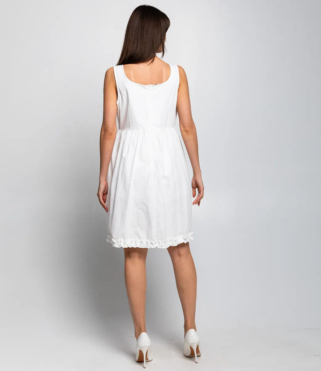 Платье #КТ6175, белый