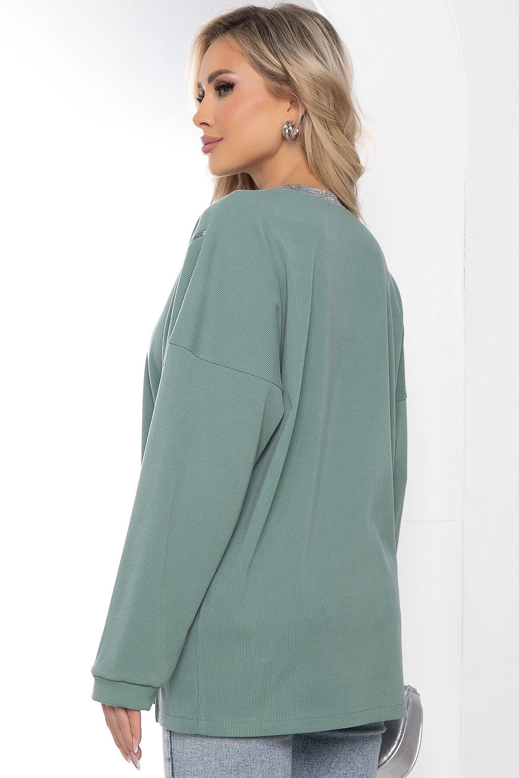 Джемпер Мэйт (мята) Б8591 - Lt collection фото 2