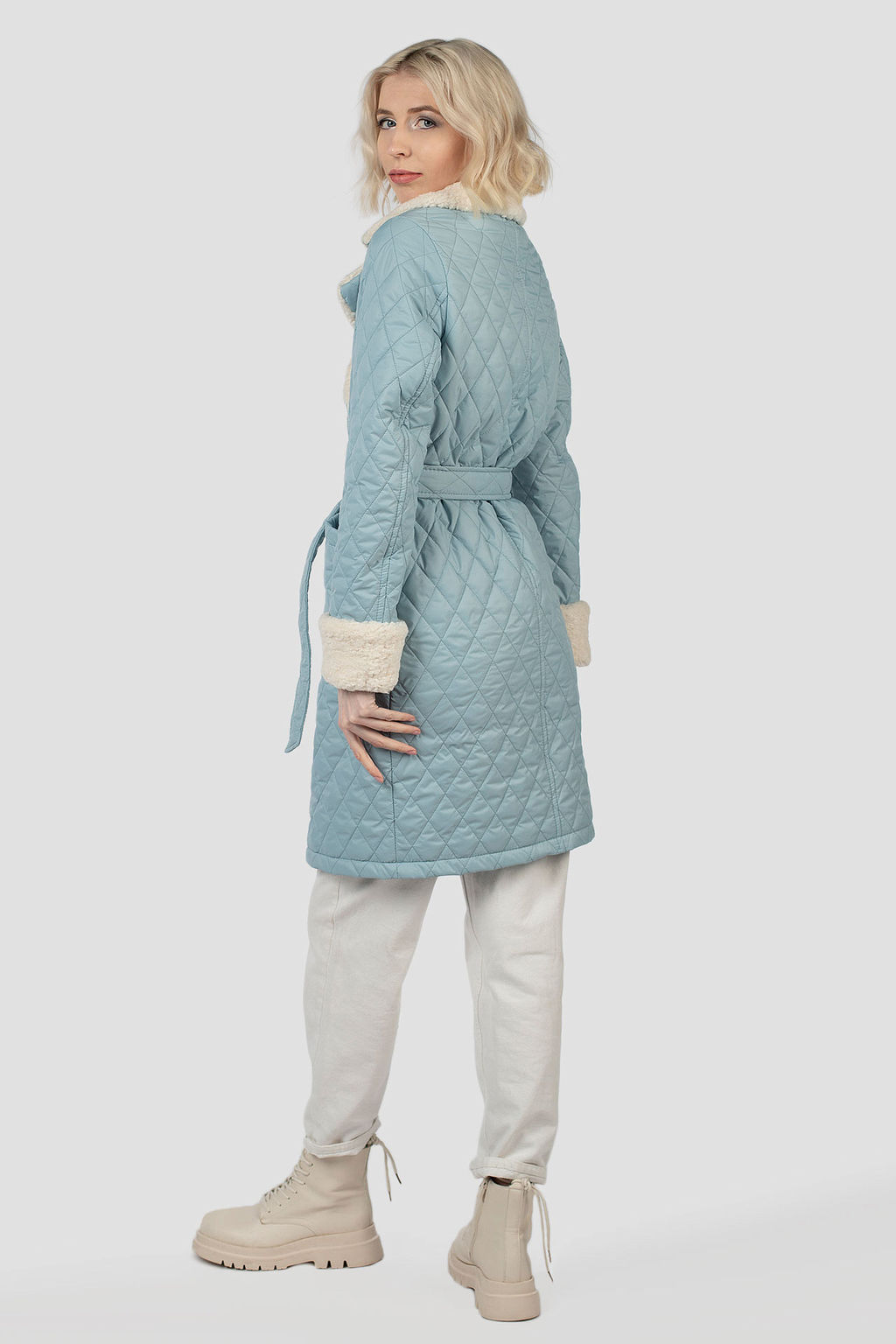 Пальто женское демисезонное (пояс) - Империя пальто фото 5