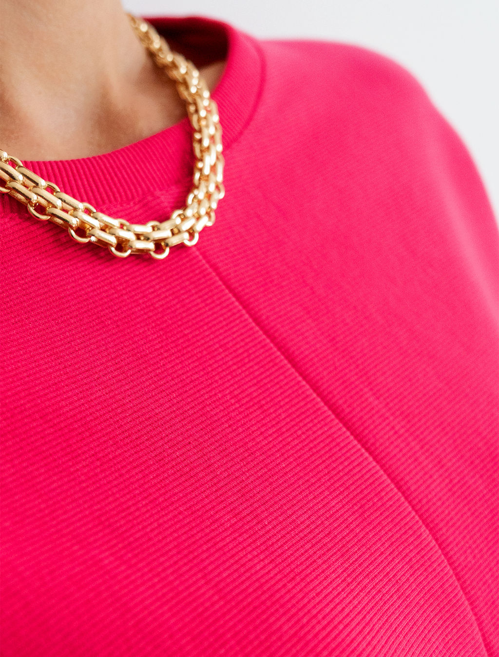 VILATTE / Джемпер из плотного полотна в рубчик  фото 2