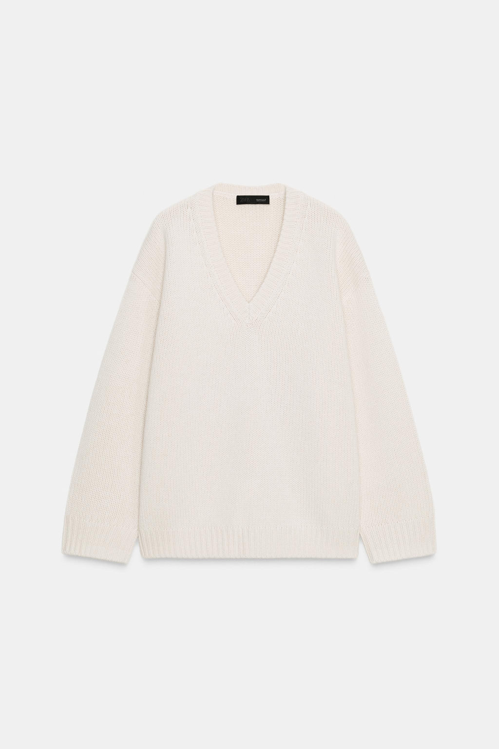 OVERSIZED WOOL AND CASHMERE SWEATER - Zara фото 7