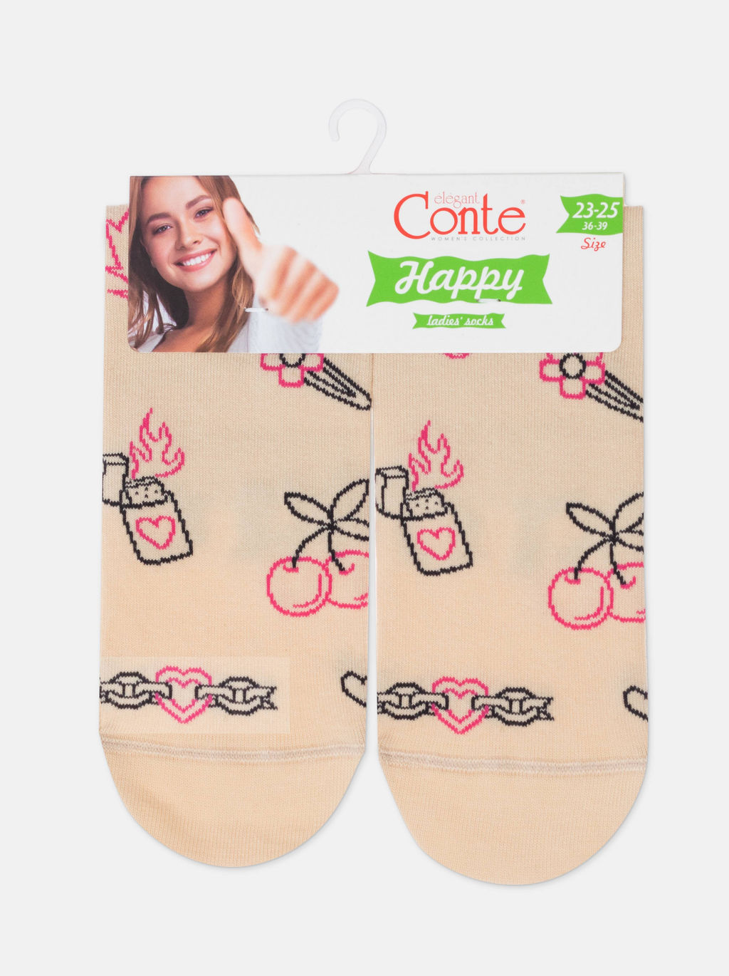 CONTE HAPPY Носки женские сиреневый 17С-21СП рис. 606 - Conte elegant фото 19