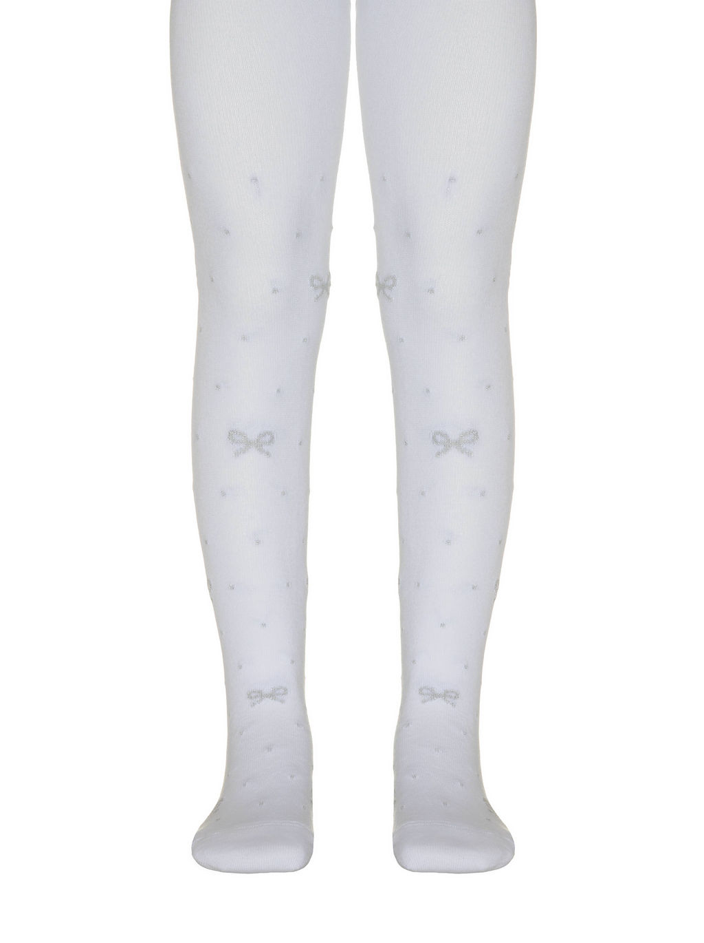 Conte-kids Хлопковые колготки TIP-TOP с люрексом бордо - Conte elegant фото 3