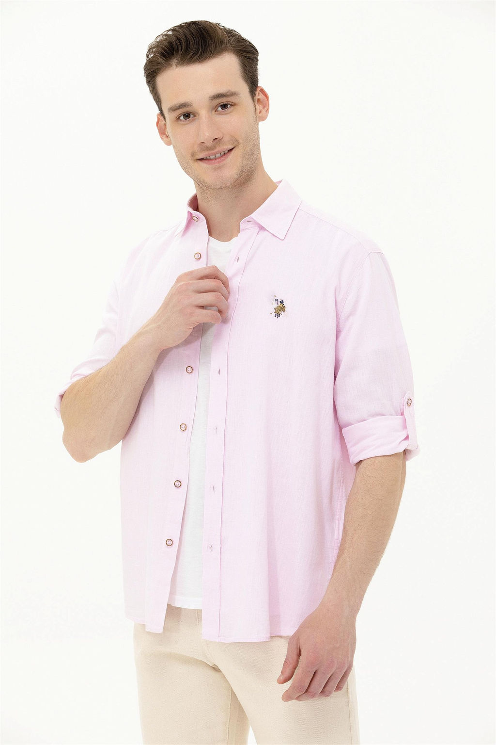 Мужская базовая рубашка с длинным рукавом Magnolia - U.s. polo assn фото 2