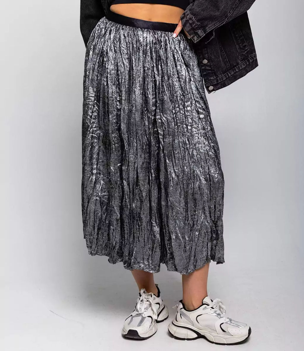 Юбка #КТ8153, серый