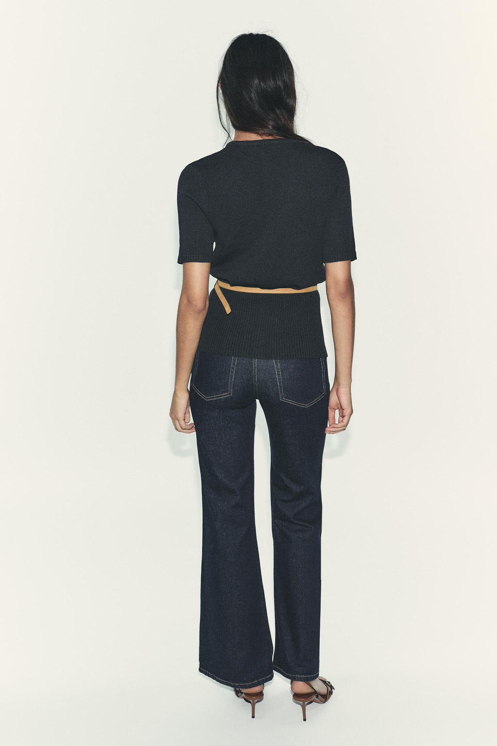 Z1975 HIGH-WAIST FLARE JEANS - Zara фото 4