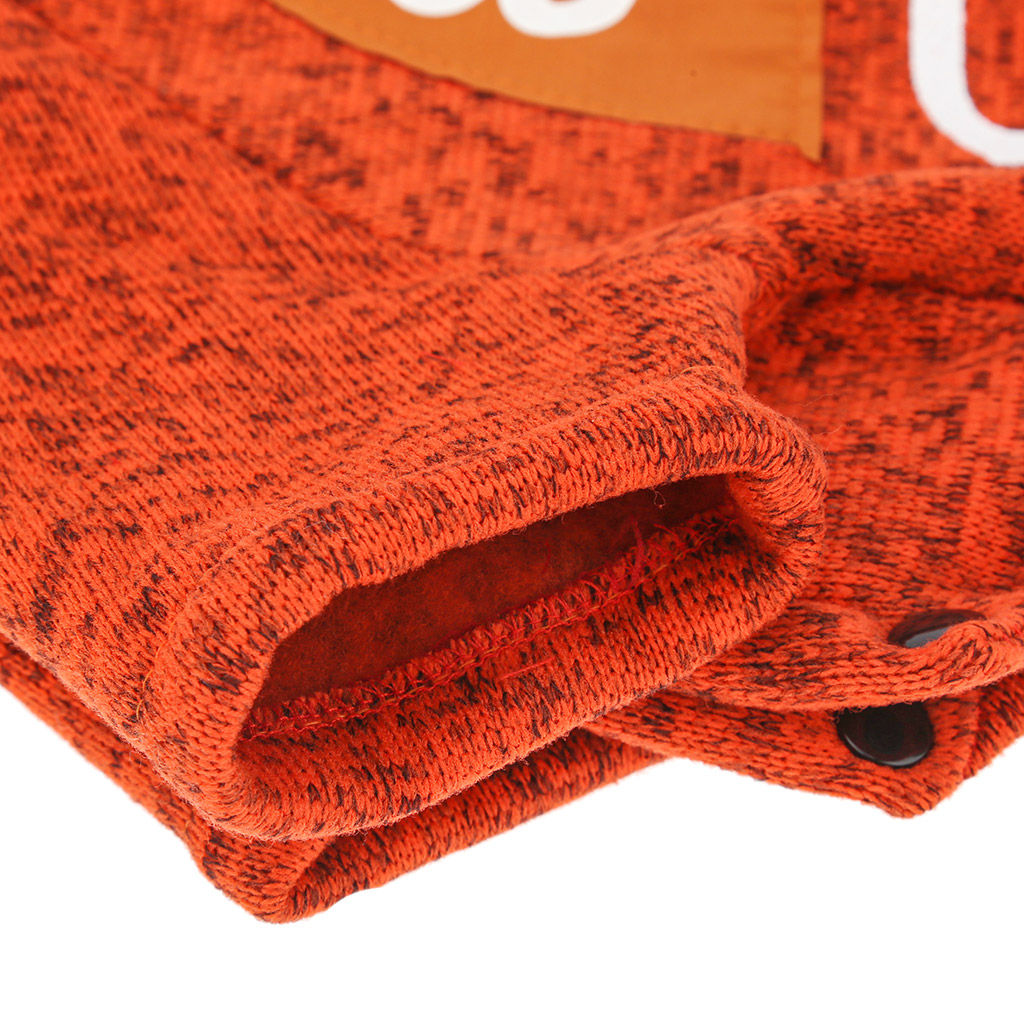 Пэт тойс (Pet toys) Одежда для собаки Толстовка Star с принтом, на кнопках р-р XL, длина спинки 38см/обхват груди 42см/обхват шеи 30см, цвет-оранжевый, полиэстер/флис (Китай) - Домашняя мода фото 8