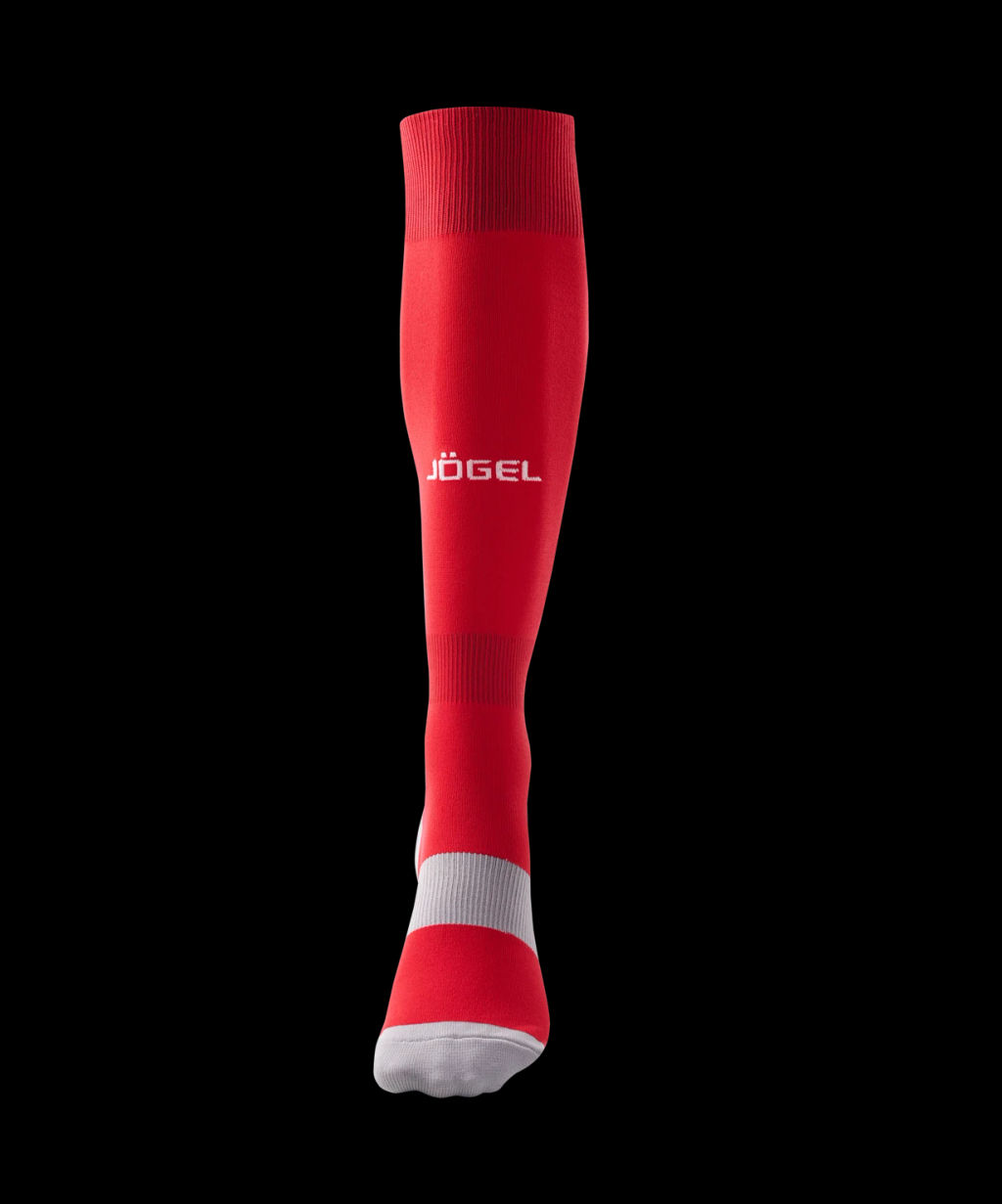 Гетры футбольные JOGEL CAMP BASIC SOCKS, красный/серый/белый