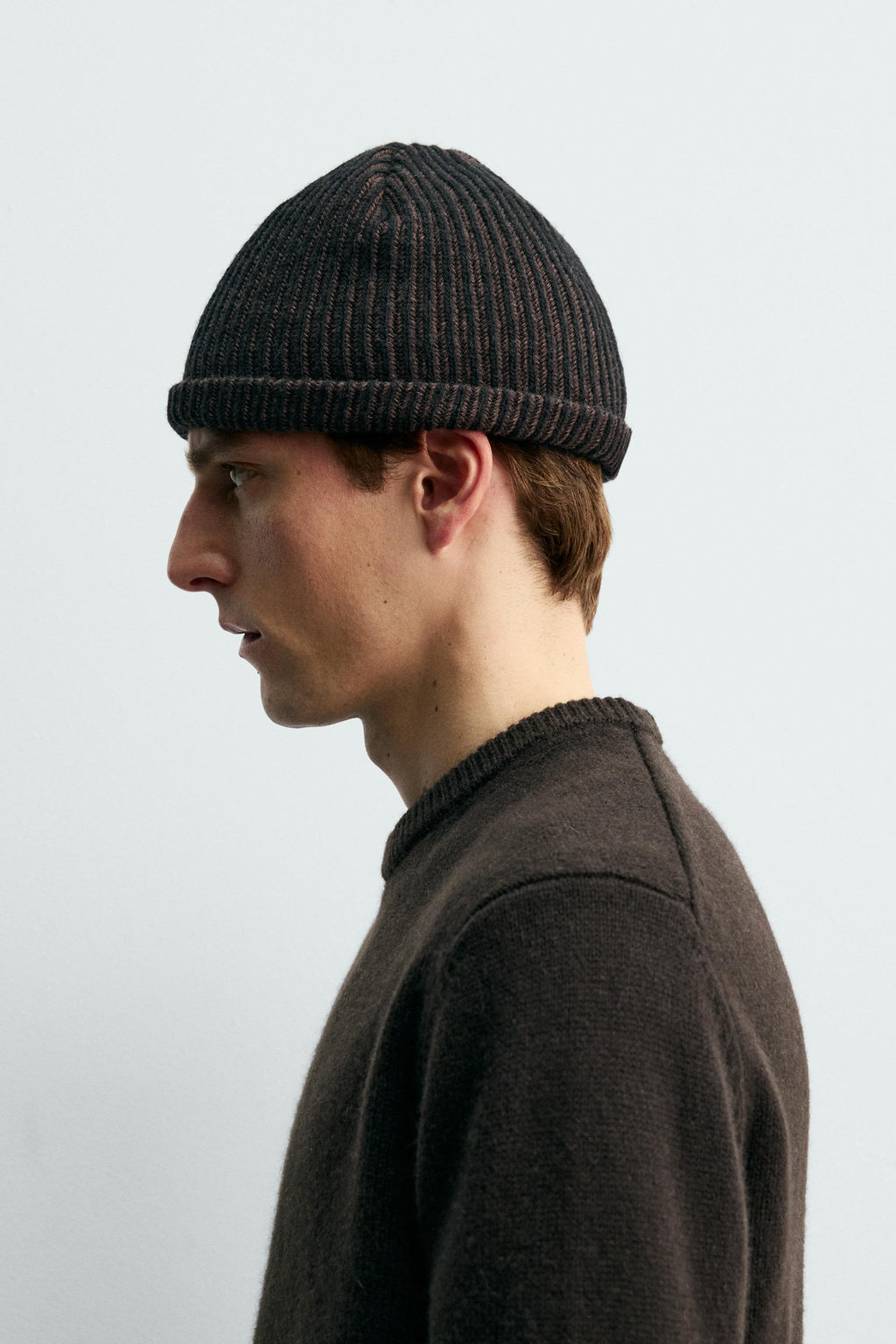 GORRO BEANIE CON LANA AARON LEVINE X ZARA / Negro  фото 2