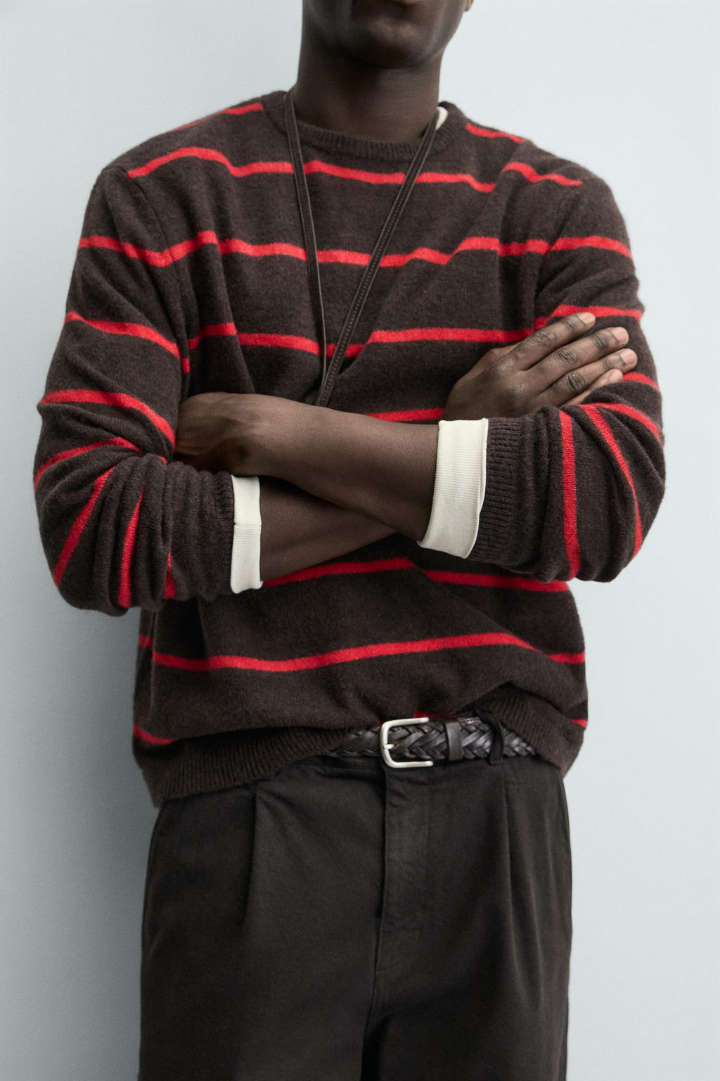 STRIPED WOOL JUMPER - Zara фото 5