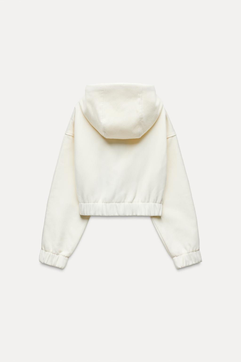 HOODED CLOTH JACKET - Zara фото 7