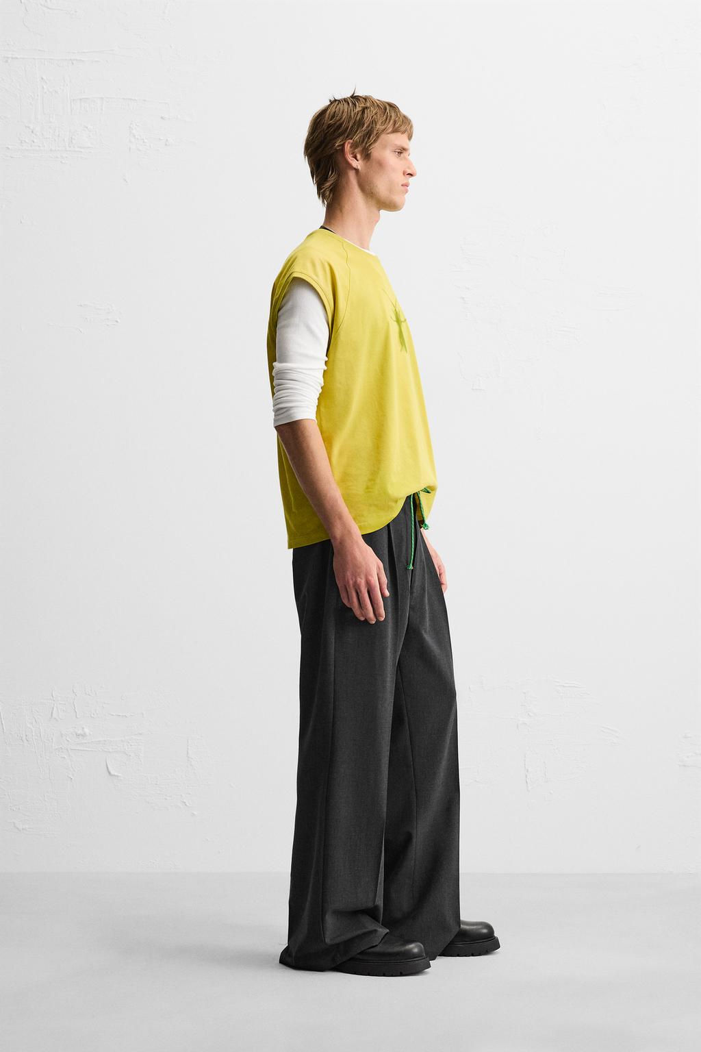 RELAXED FIT TANK TOP - Zara фото 4
